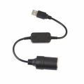 CAVO COVERTITORE DC-DC STEP-UP DA USB 5V AD PRESA ACCENDISIGARI 12V 8W