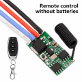 MODULO RICEVITORE CCENTRALINA RF 433Mhz + 1 TELECOMANDO INCLUSO 3,7V-24VDC 5A FINO A 20 RADIOCOMANDI