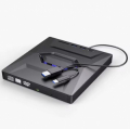 MASTERIZZATORE LETTORE CD-R-RW DVD-R-RW ESTERNO USB 3.0 + HUB USB-A 3.0 E SDCARD