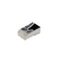 Connettore PLUG RJ45  passante  Cat6a FTP AWG23 SCHERMATO AWG 23