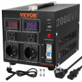 CONVERTITORE DI TENSIONE DA 110V/220VAC A 110V/220VAC 2000W  CON PORTA USB 5V VEVOR
