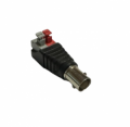 CONNETTORE DA MORSETTI A 2 PIN A PRESA BNC FEMMINA