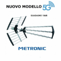 ANTENNA TV TRUNAPPE UHF ALTO GUADAGNO 18db 39 ELEMENTI FILTRO 5G METRONIC