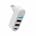 HUB USB 3.0 GIREVOLE 360° DA USB/A A 1XUSB/A 3.0+2XUSB/A 2.0+1XTYPE-C