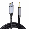 CAVO CONVERTITORE DA USB TYPE-C A JACK 3,5mm MASCHIO 1,5MT