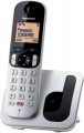 PANASONIC CORDLESS DIGITALE VIVAVOCE BLOCCO CHIAMATE SVEGLIA KX-TGC250 SILVER