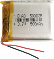 BATTERIA 3,7V 500mAh LiPo PIATTE 503035