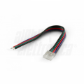 CONNETTORE CABLATO 15CM PER STRISCE LED COB RGB SERIE FLY 10MM