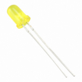 DIODO LED 3MM GIALLO 2/2,2VDC 20mA 400MCD