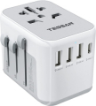 ADATTATORE UNIVERSALE INTERNAZIONALE PER PRESE ELETTRICHE 3XUSB/A+USB/C 100-250VAC 20W