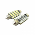 LAMPADINA 12 LED A SILURO IDEALI PER TARGA AUTO O ABITACOLO CANBUS 41X11MM 12VDC 6000K