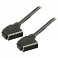 CAVO SCART SCART MASCHIO - SCART MASCHIO 1MT NERO
