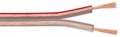 CAVO ALTOPARLANTI TRASPARENTE CU 2X 0,50MM 100M