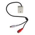 Adjustable Microphone Audio/Sound Monitor Pick-up for CCTV Camera