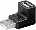 ADATTATORE USB 2.0 AD ALTA VELOCITÀ - SPINA USB 2.0 (TIPO A) > PRESA USB 2.0 (TYPE A) 90°