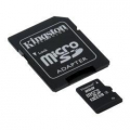 MEMORIA MICRO SDHC CON ADATTATORE SD, 8 GB, CLASS 4 SDC4/8GB  - KINGSTON