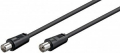 CAVO COAX ANTENNA NERO 15MT   M/F