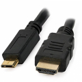 CAVO HDMI MINI / HDMI 1MT SPINA HDMI TIPO A > SPINA MINI HDMI TIPO C