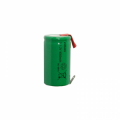 BATTERIA NIMH D 1,2V 9000 MAH CON LAMELLE A SALDARE