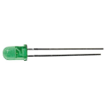 LED 5MM VERDE 1,7V-2,2V 25mA 35mcd 45°