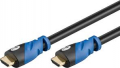 CAVO HDMI™ PREMIUM HIGH SPEED CERTIFICATO CON ETHERNET, DORATO 1MT