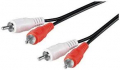 CAVO DI COLLEGAMENTO RCA, 1,5MT  - 2 SPINA RCA (AUDIO SX/DX) > 2 SPINA RCA (AUDIO SX/DX)