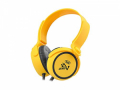 CUFFIE STEREO CON MICROFONO GIALLO - DJ 673 M