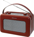 RADIO PORTATILE FM/MW "VINTAGE" IN SIMILPELLE ROSSA TRA1958NBK