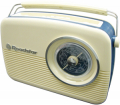 RADIO FM RETRÒ VINTAGE PORTATILE ROADSTAR COLOR CREMA TRA1957CR