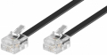 CAVO PROLUNGA 15MT NERO SPINA RJ14 (COMPATIBILE RJ11)